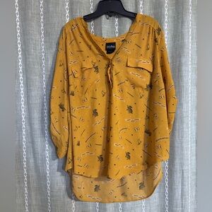 Harry Potter (Hufflepuff) TORRID Harper Blouse